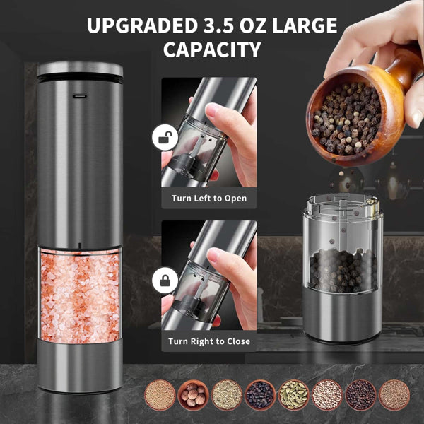 Electric Spice Grinder Set before after