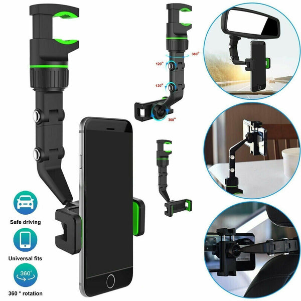 Adjustable Car Mirror Phone Holder
