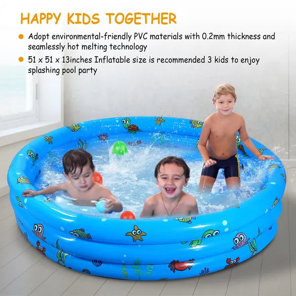 Inflatable Foldable Swimming Pool before after