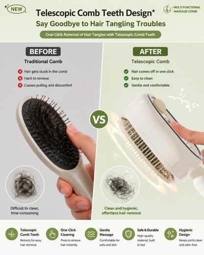 Electric Massage Hair Brush