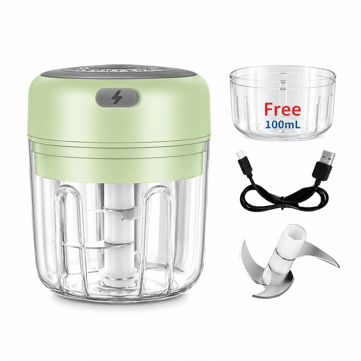 Electric Garlic Press & Mini Chopper