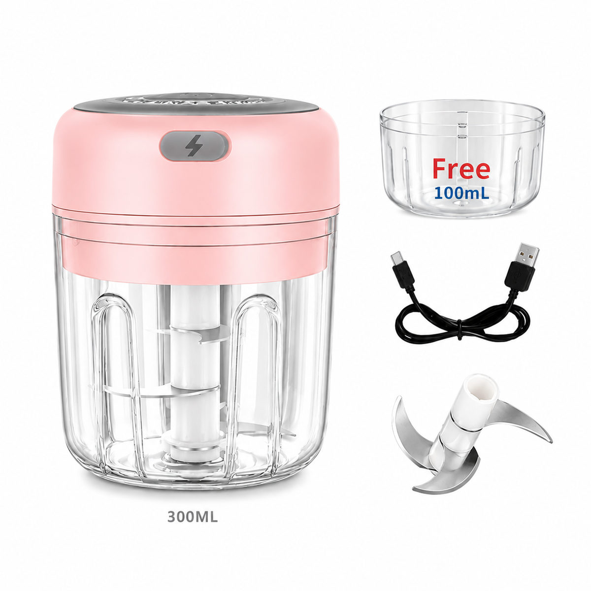 Electric Garlic Press & Mini Chopper