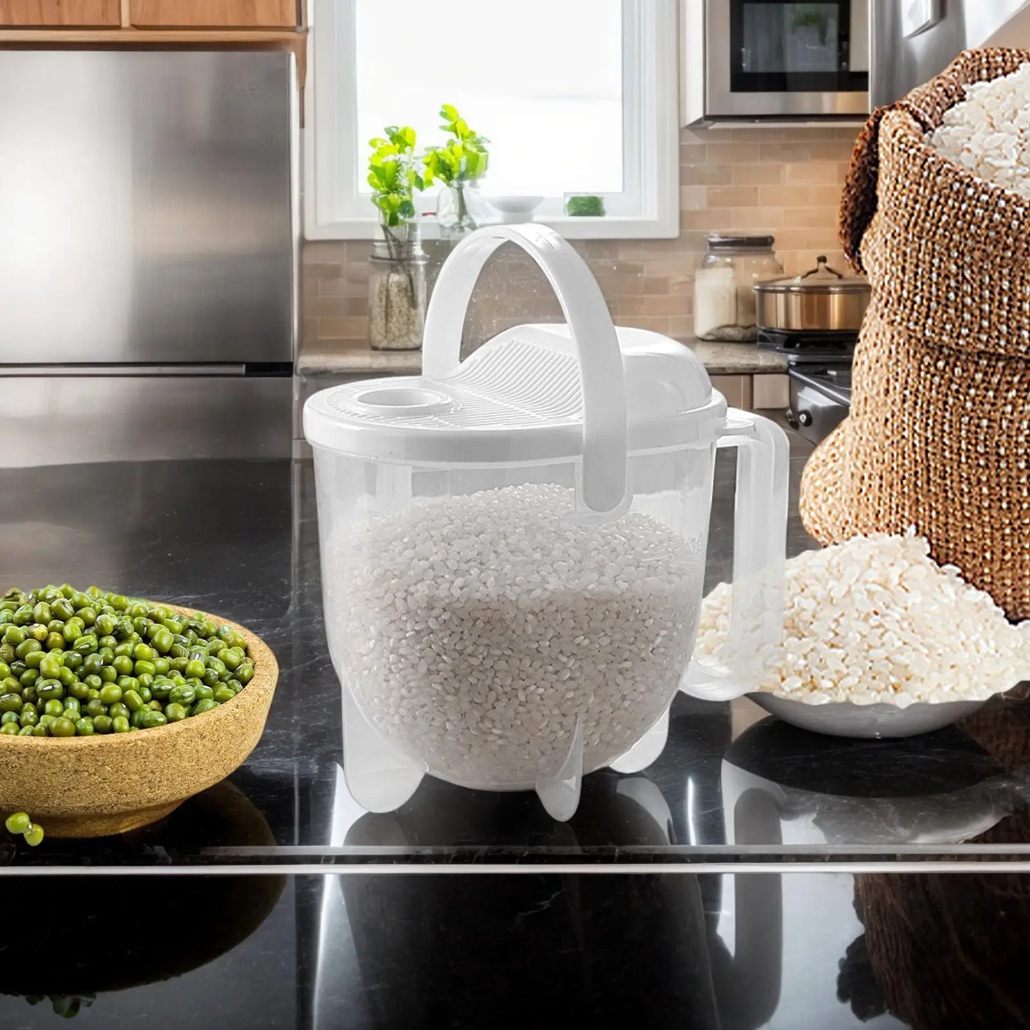 Rice Washing Basket & Bowl