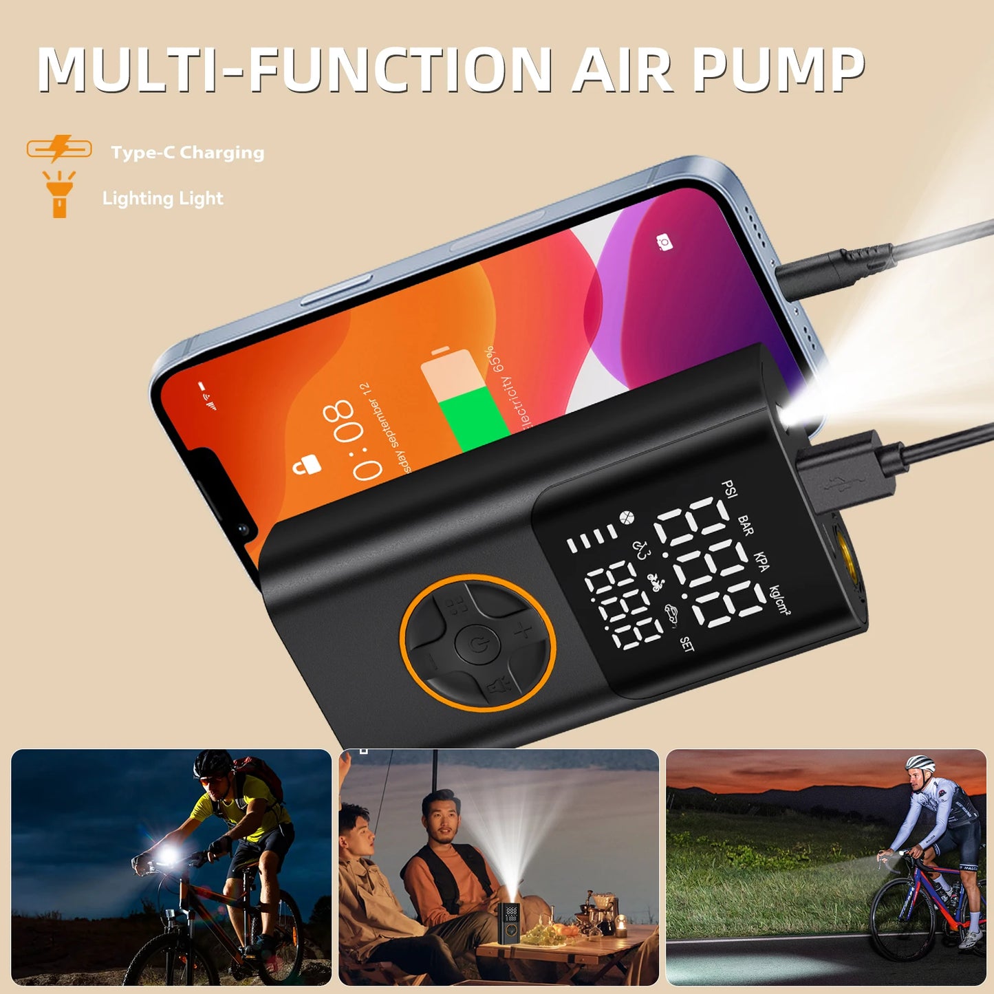 150 PSI Wireless Tire Inflator
