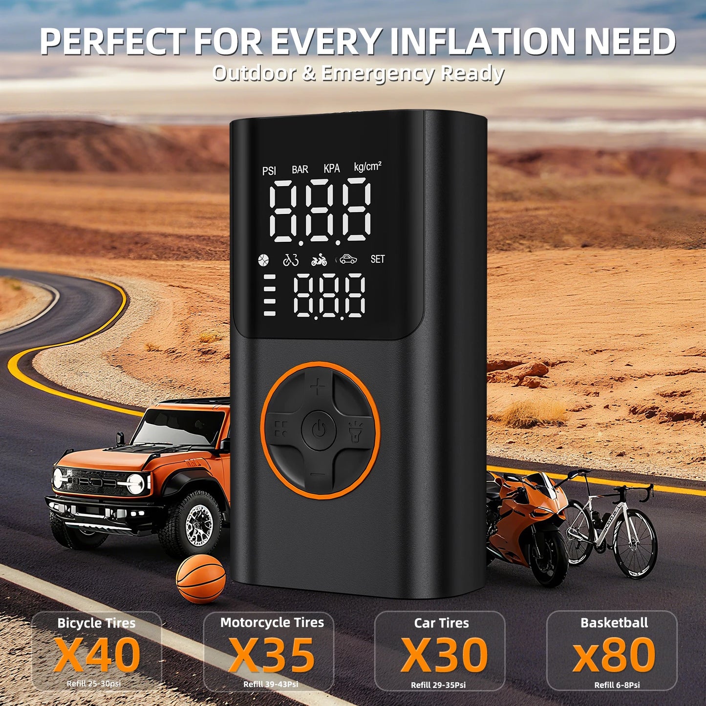 150 PSI Wireless Tire Inflator