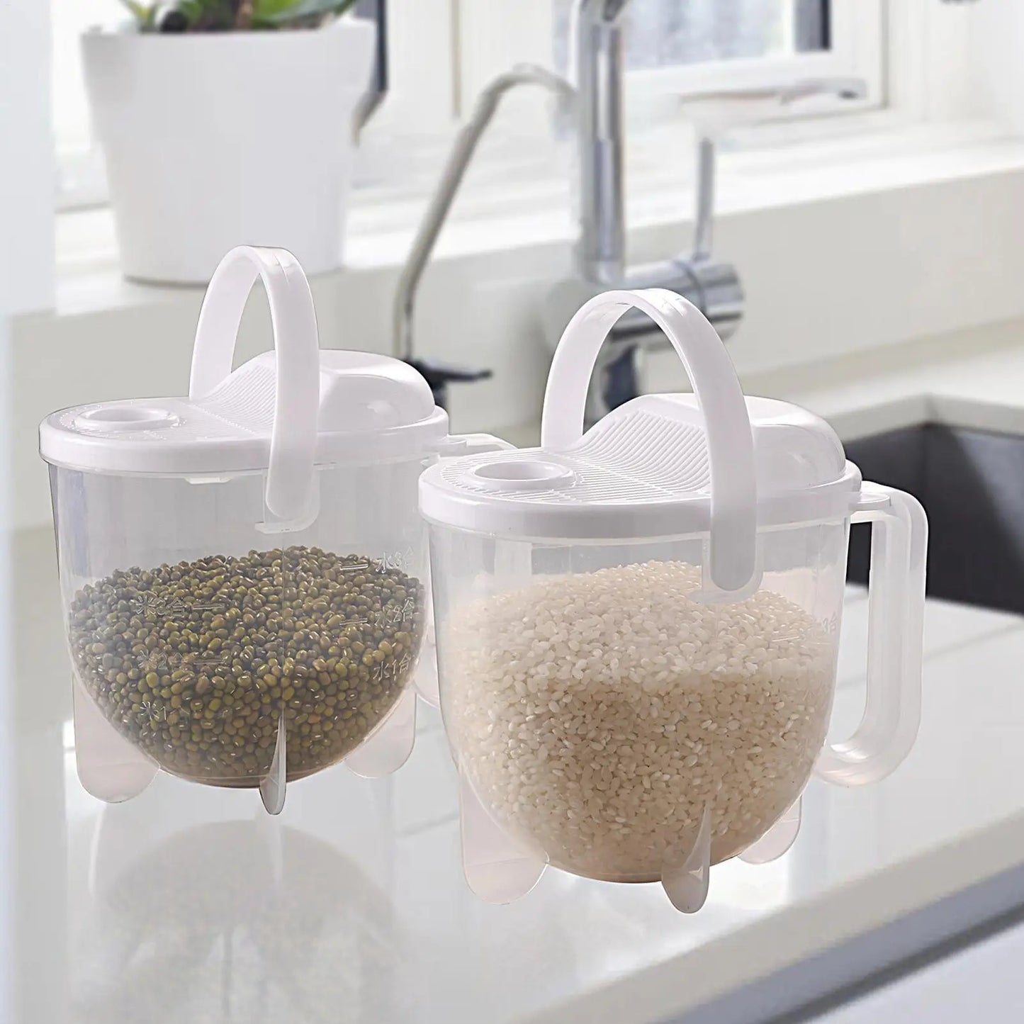 Rice Washing Basket & Bowl