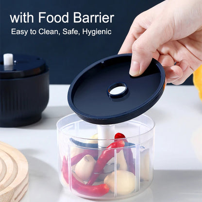 250ml Mini Wireless USB Rechargeable Electric Vegetable Chopper Garlic Crusher Food Chopper for Kitchen Gadgets for Garlic