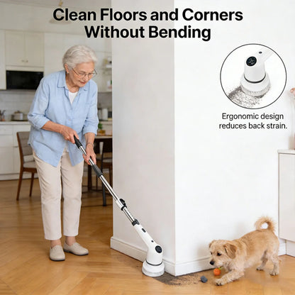 Cordless Electric Spin Scrubber