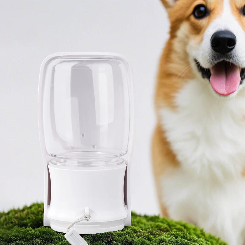 1pc 350ml portable folding outdoor water bottle for pets，350ml