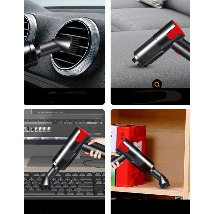 Wireless Car Vacuum Cleaner before after