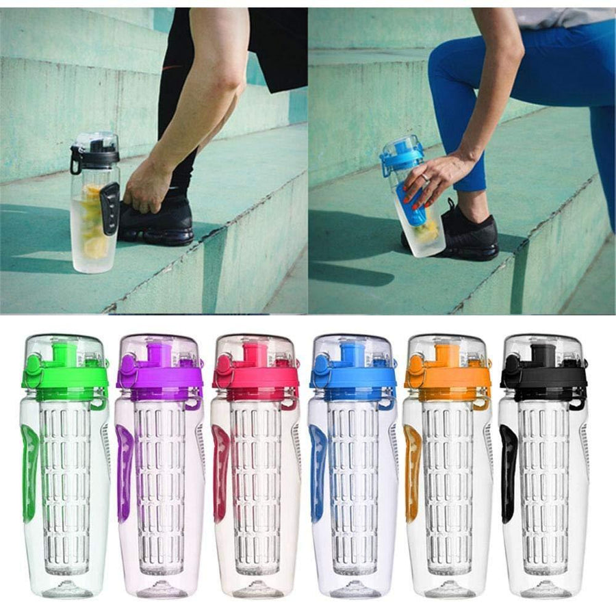 Fruit Infuser Bottle before after