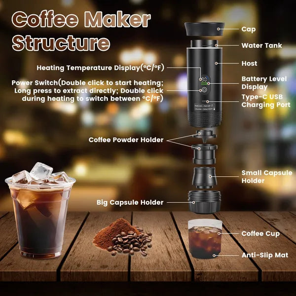 Portable Espresso Machine before after